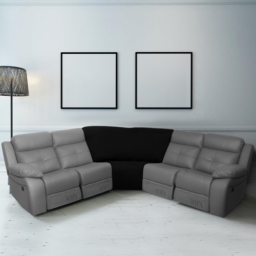 Copridivano Angolare Elasticizzato Copridivano Angolare Protezione Mobili per Soggiorno R... - Foto 5 di 7