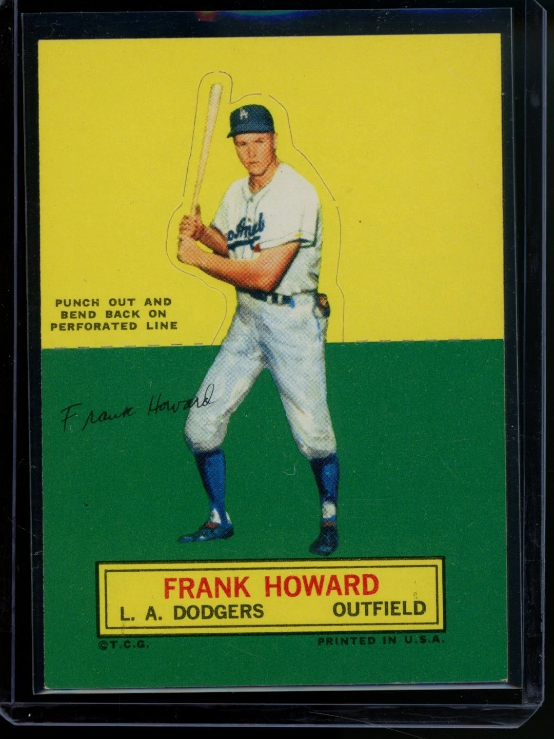 1964 TOPPS STAND UPS FRANK HOWARD DODGERS EX