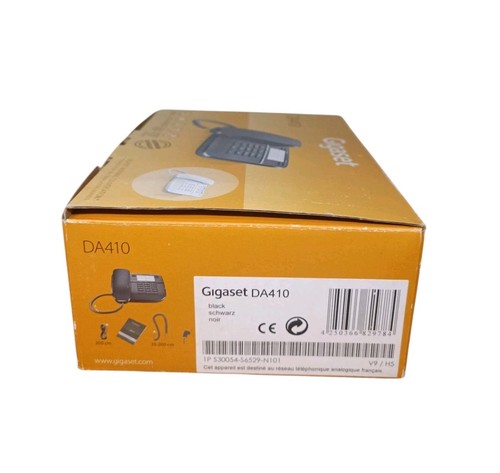 Gigaset DA410 Analog Schnurgebunden Telefon Für Zuhause Oder Büro Schwarz Neu - Bild 3 von 3