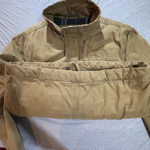 American Eagle Outfitters karierte Flanell gefütterte Jacke Herren XL braun durchgehender Reißverschluss - Bild 22 von 24
