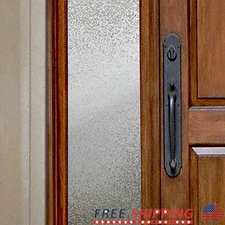 Privacy Window Film Static Cling Frosted Glass Cover Elegant Design Easy Install