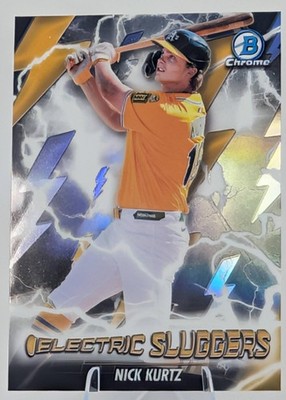 2026 Bowman #ES-22 - Nick Kurtz - Electric Sluggers - Athletics
