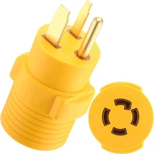 Kanayu 30 Amp Welder Adapter Compatible with NEMA 6-50P to L14-30R, 50 A 6-50P M