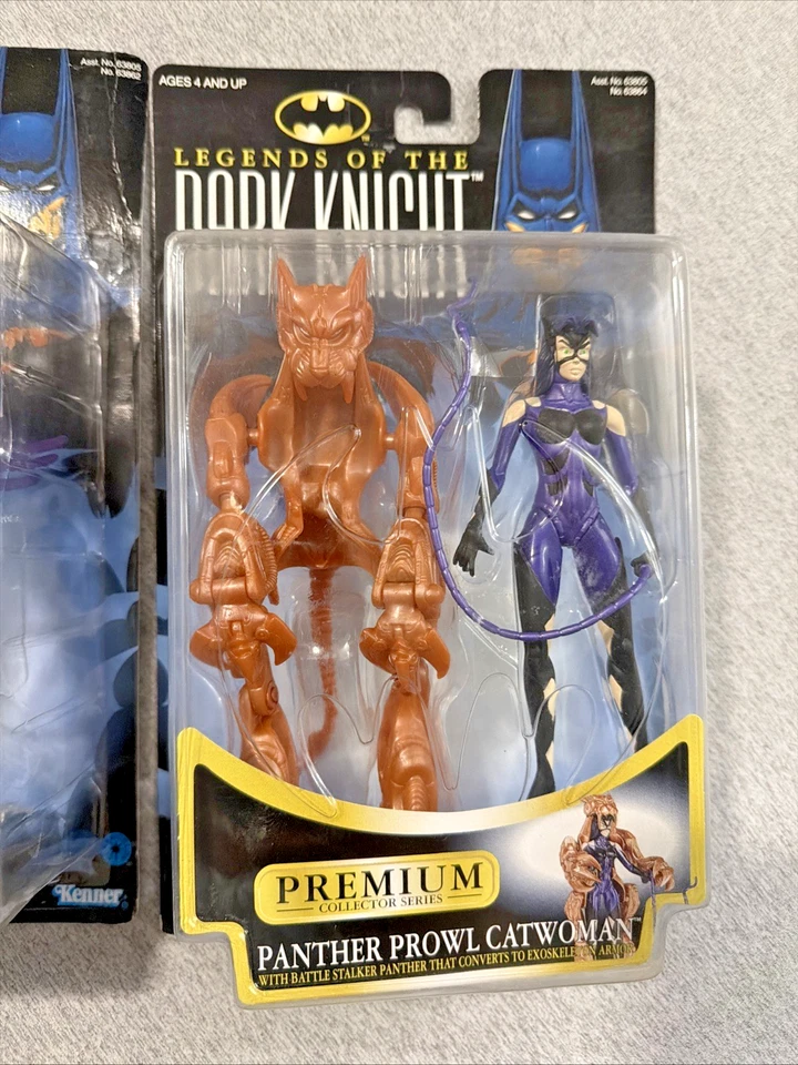 1997 BATMAN Premium Panther Prowl Женщина-кошка и Бэт-атака Бэтмен комплект Kenner - Изображение 3 из 4