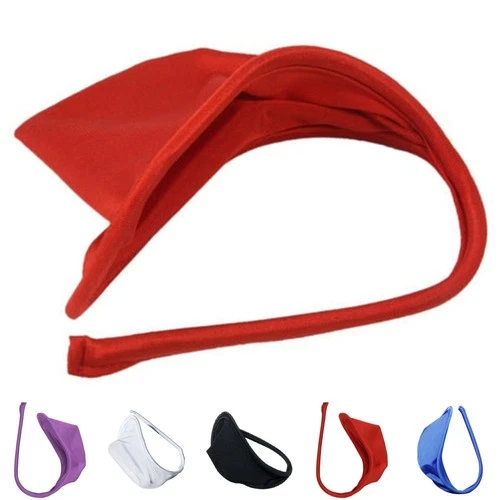 Men's C String Pouch Invisible Thong Underwear With Highly Flexible Inner Frame