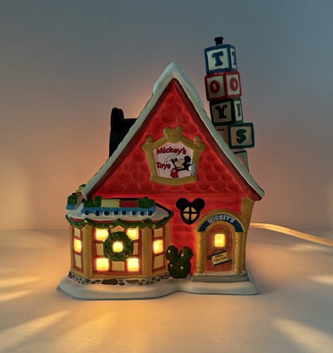 Department 56 Disney Mickey's Toy Store Merry Christmas Village Sears Exclusive. - Picture 2 of 10