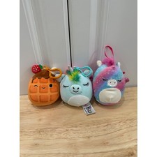 Squishmallows Faisah Pegasus Ornament Crystal Unicorn Weaver Waffle Clip Hanger