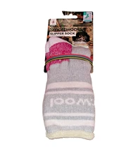 SmartWool Maximum Cushion Tall Crew Unisex Slipper Socks Womens SM - Medium Gray
