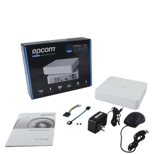 Epcom S04-TURBO-G3 DVR 4 Canales 1080p Lite TurboHD + 1 Canal IP - Imagen 4 de 4
