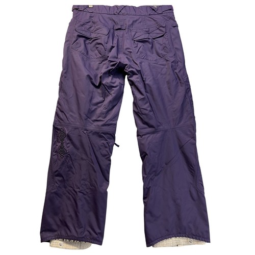 Y2K Vintage 90er Ski Snowboard Hose Damen Medium Thrashed lila isoliert wasserabweisend - Bild 2 von 24