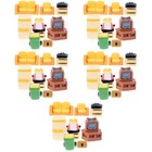  5 Sets Miniatur Möbel Mini-möbel Miniaturdekor Miniatur-Hausaccessoires