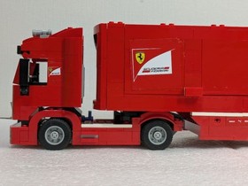 LEGO SPEED CHAMPIONS F14 T & Scuderia Ferrari Truck 75913 Used Retired As Is