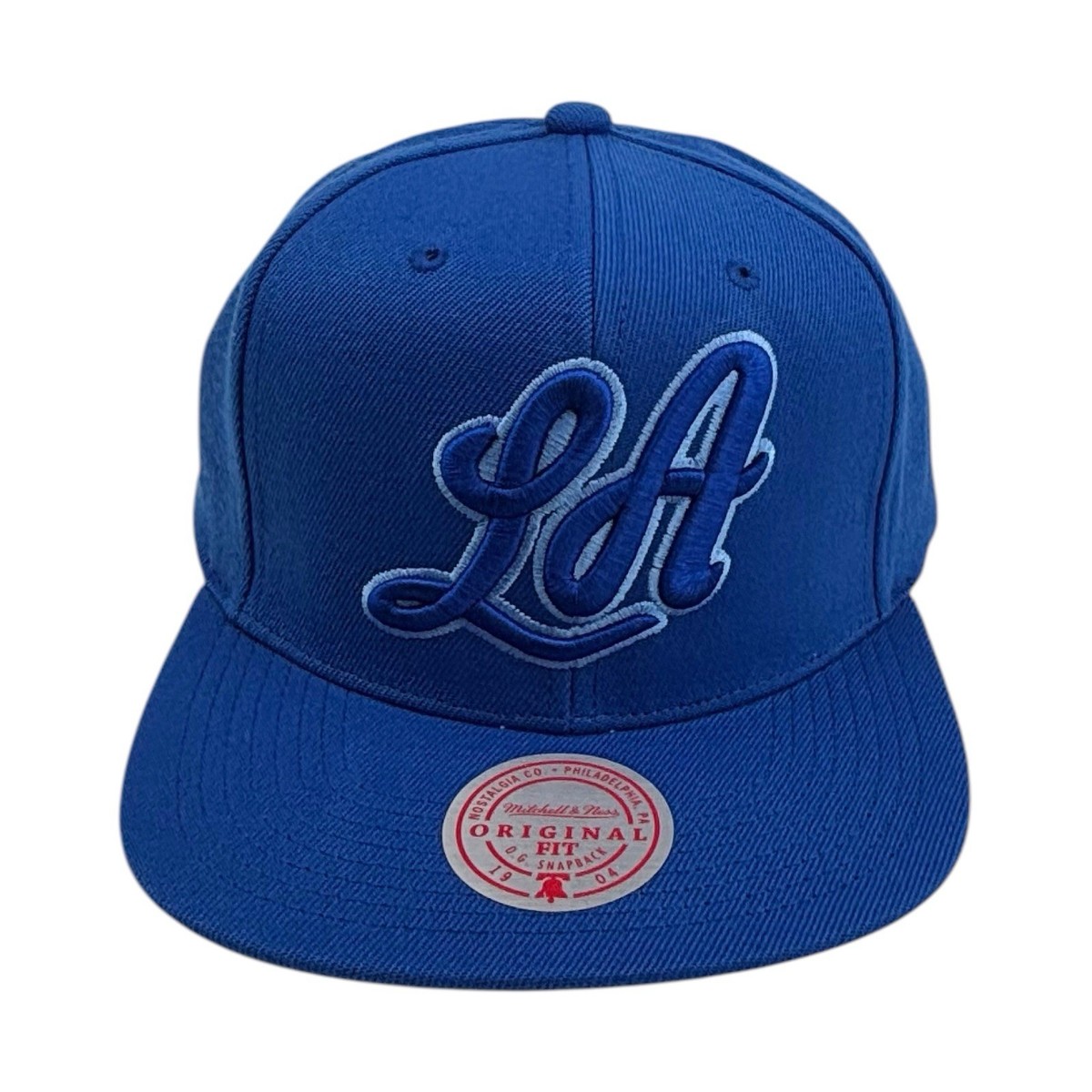 Los Angeles Lakers Logo Remix Mitchell Ness Snapback blue hat cap