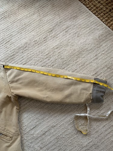 Vintage 80s/90s Carhartt Blanket Lined Detroit Jacket Distressed Sun Faded XL - Picture 21 of 24