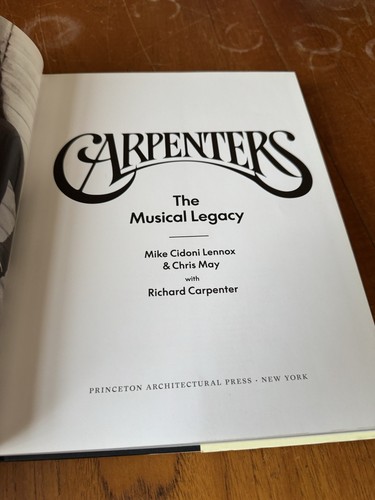 H/back Book - The Carpenters - The Musical Legacy - Princeton - 2021 - Picture 4 of 15