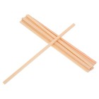 10 Pcs Wood Dowel Rods Paint Sticks Craft Dowels Model Wooden Strip