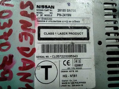 28185BN700 audio system NISSAN ALMERA N16 E AMBIENCE 2000 46563 719749