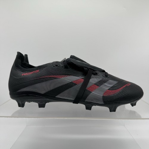 NUEVO Botines Adidas Predator League FT FG/MG ID1322 Negro Rojo Fútbol Hombres Talla 11.5 - Imagen 2 de 9