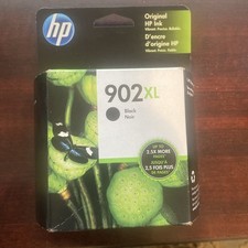 Genuine HP 902XL Black High Yield Ink Cartridge New Sealed Expired 05/2021