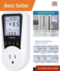 Watt Meter Plug-in Power Usage Monitor with Large Display Overload Protection