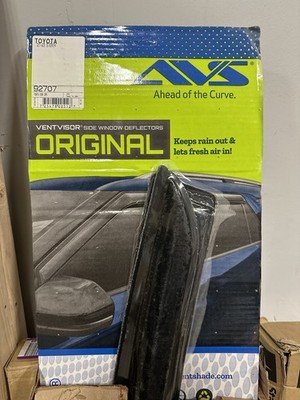 AVS 92707 Ventvisor Window Deflectors Toyota Sienna Outside Mount 2 Pc