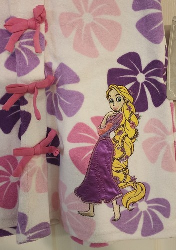 Disney Store Swim swimsuit Cover Up Princess Nwt Size S 5/6 Rapunzel - Picture 3 of 3