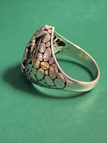 Beautiful Bali Style Sterling Silver 3 Dragonfly Ring Sz 9, EUC, 7/8” Long, Nice - Picture 6 of 8