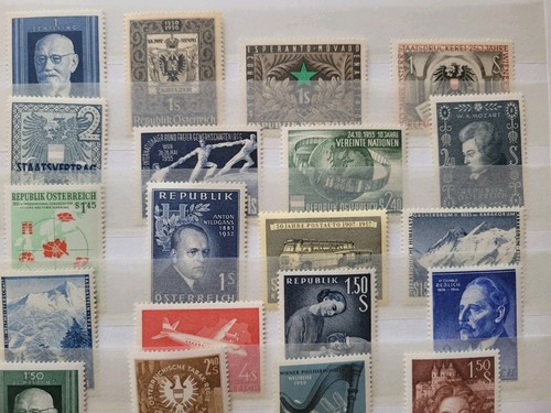 Austria Mint, 20 Diff #557 / #655, Scott Value $ 40.90 + 6 BONUS Semipostals - Picture 2 of 8