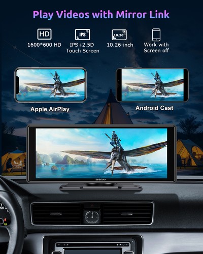 10inch Car Radio Stereo Navi Navigation Apple CarPlay & Android Auto Play Camera - Picture 7 of 10