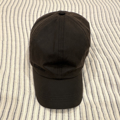 Barbour Black Wax Cap Baseball Adjustable Strap One size Men's Casual Hat