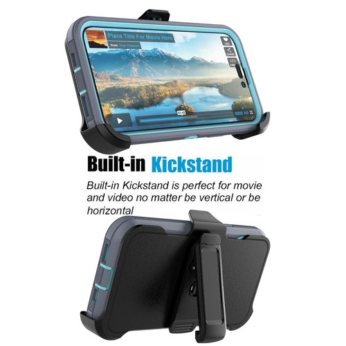 For iPhone 14 Pro Max/14 Pro/14 Plus Phone Case Fits Otterbox Defender Cover - Picture 39 of 56
