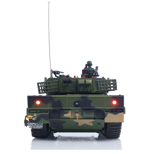 US Stock HengLong 3809 2.4GHz 1/24 RC Battle Tank Leopard 2 A5 BB IR Model - Picture 10 of 12