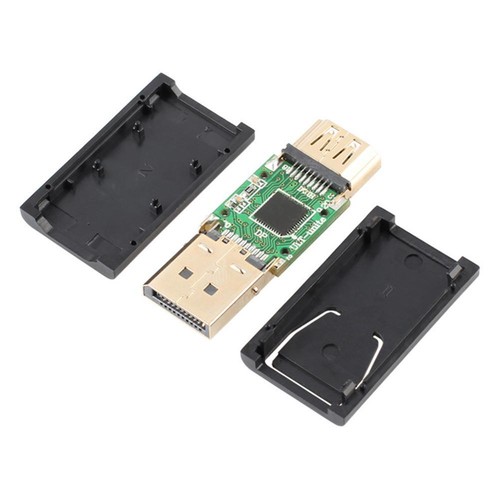 DP-zu-HDMI-DVI-Adapter Display-Port-Adapter unterstützt 1080P-Video-Audio-Anschl - Bild 10 von 12