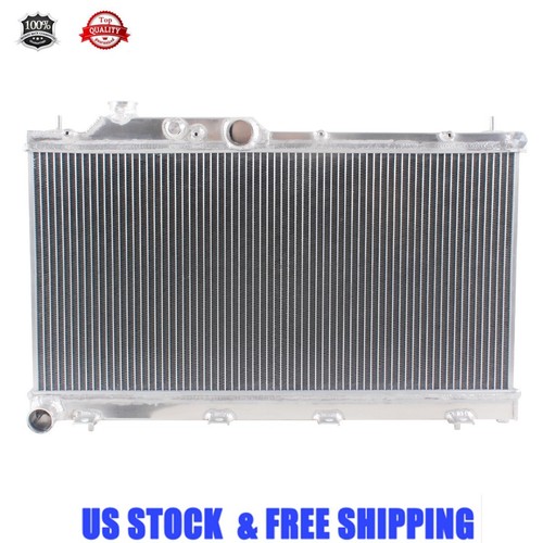 2Row Aluminum Radiator fit 2008-14 2016 2019 Subaru WRX WRX STI Impreza H4 2.5L - Foto 3 di 10