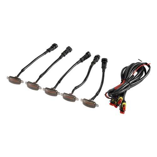 5X Raptor Style LED Amber Front Grille Lighting Kit Universal For Ford Truck SUV - Picture 4 of 12