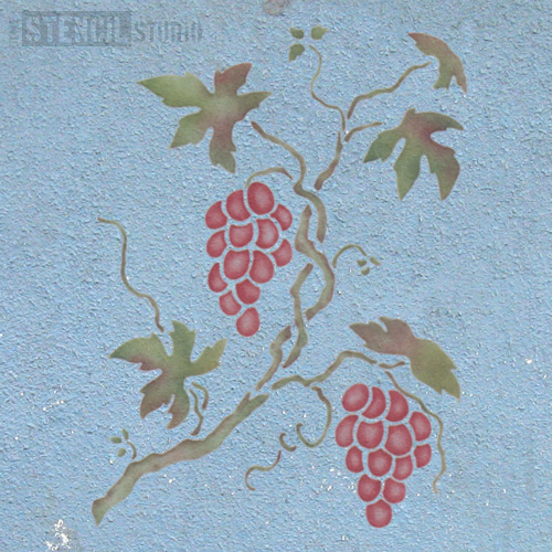 Grapevine wiederverwendbare Wandschablone-Malen Wohnkultur Zum Selbermachen Dekorieren Handwerk 10143 - Bild 6 von 15