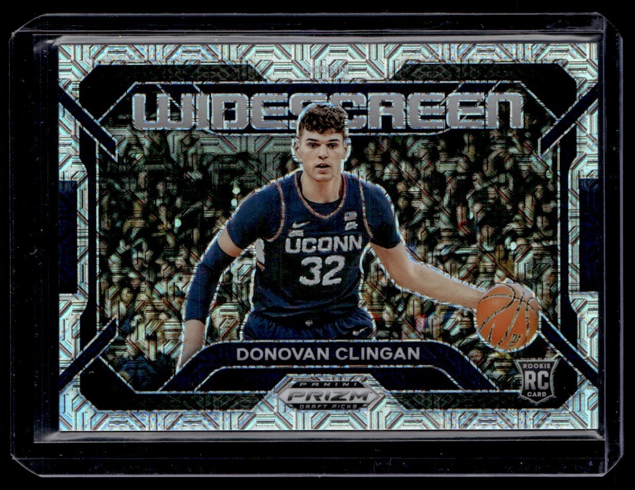 2024-25 Panini Prizm Draft Widescreen Hyper Donovan Clingan RC 08/25 #1