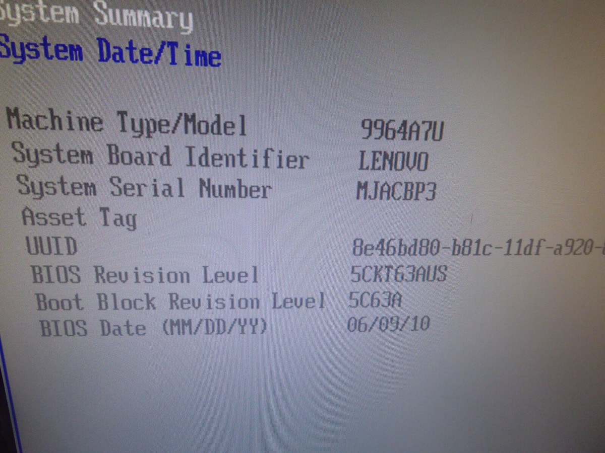 LENOVO THINKCENTRE M58p 9964-A7u INTEL CORE2DUO 3.0GHz 8GB 320GB.