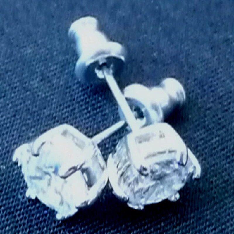 Matrimonio Orecchini Ornamento da Sposa Kristall-Stecker Cristallo Argento - Immagine 4 di 4