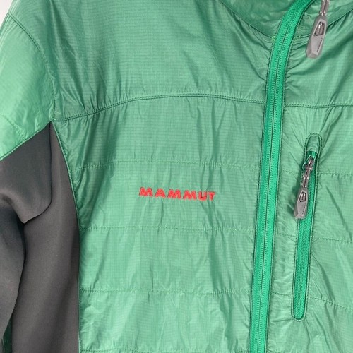 Mammut Womens Size S Green Swiss Design Pertex Quantum Polartec Alpha Jacket - Picture 2 of 8