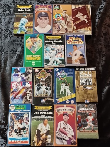 Major League Baseball - Vintage VHS Video Collection - Yankees Cardinals & More - Picture 2 of 10