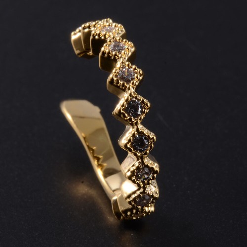 EAR CUFF Conch Crystal Steel Ear Hoop Cartilage Ring Fake Earring NO Piercing - Picture 2 of 22