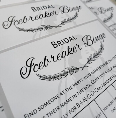Wedding Shoe Game Cards - 50 Fun Bridal Shower Questions For Couples, Ice Breaker Party Game