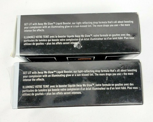 NYX Away We Glow Liquid Booster Foundation Highlighter Zoned Out, Lot Of 2 Vegan - Picture 7 of 7