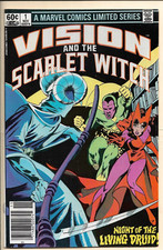 The Vision and Scarlet Witch #1 VF/NM (1982) Newsstand. 1st Samhain appearance!