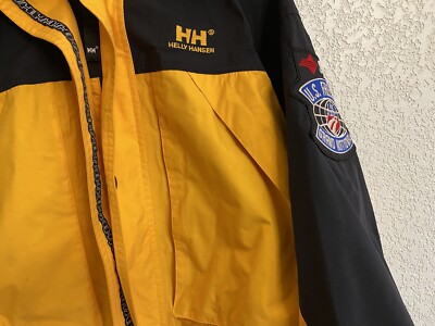 Helly Hansen スノーボードジャケット イエロー Vintage 90s Helly Hansen Ski Jacket US Freestyle Grand