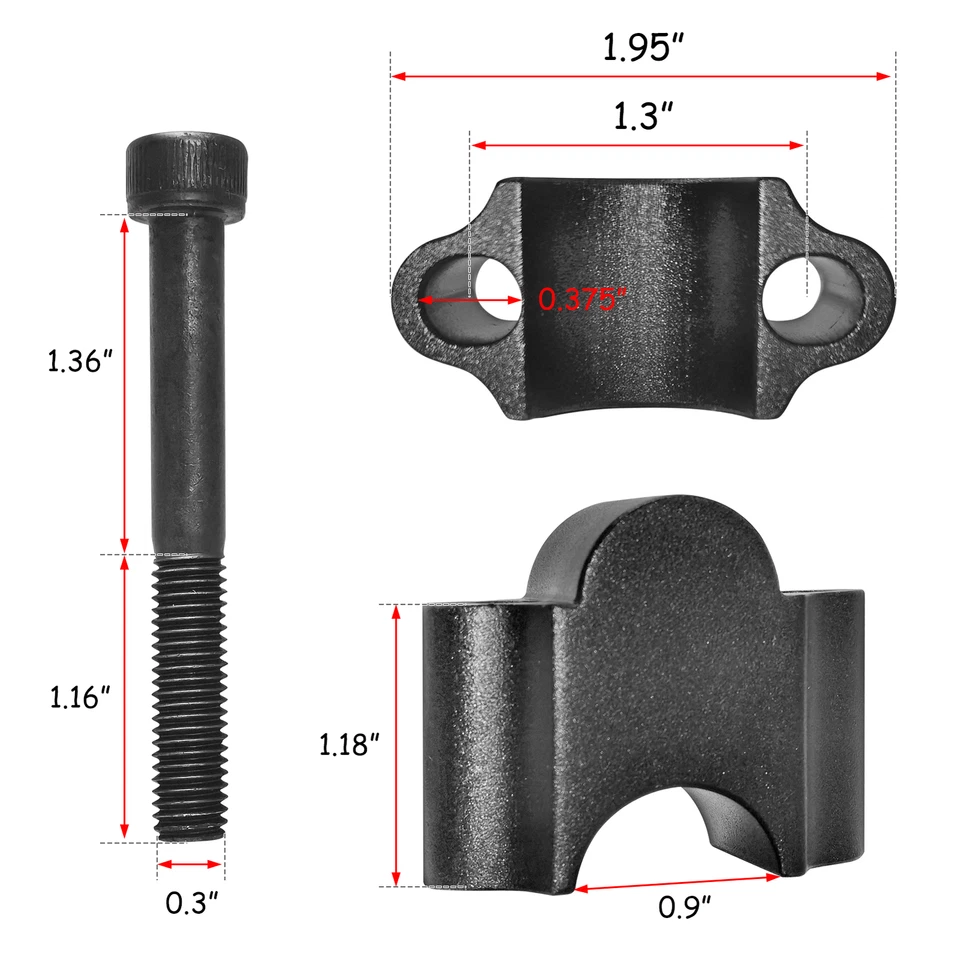 Motorcycle Handlebar Risers 7/8" 30mm Height For Honda Kawasaki Yamaha Suzuki - Image 2 of 4