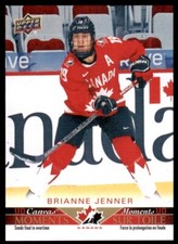 2021-22 Tim Hortons Team Canada Canada Moments Canvas #CM5 Brianne Jenner