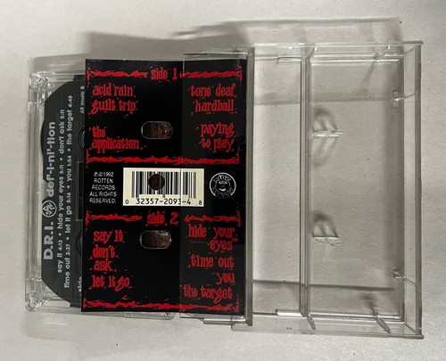 D.R.I. - Definition - Cassette Tape DRI Dirty Rotten Imbeciles - Picture 8 of 8