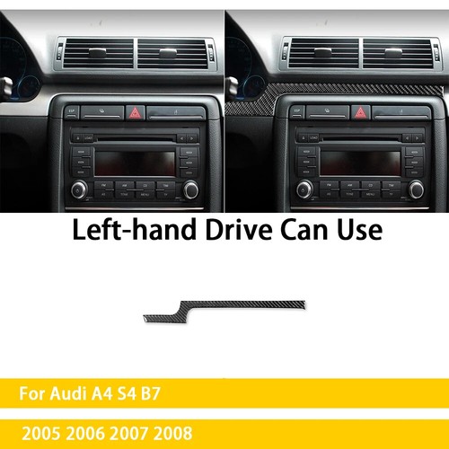 For Audi A4 S4 B7 2005-2008 Accessories Carbon Fiber Car Interior Console Gear - Picture 15 of 74